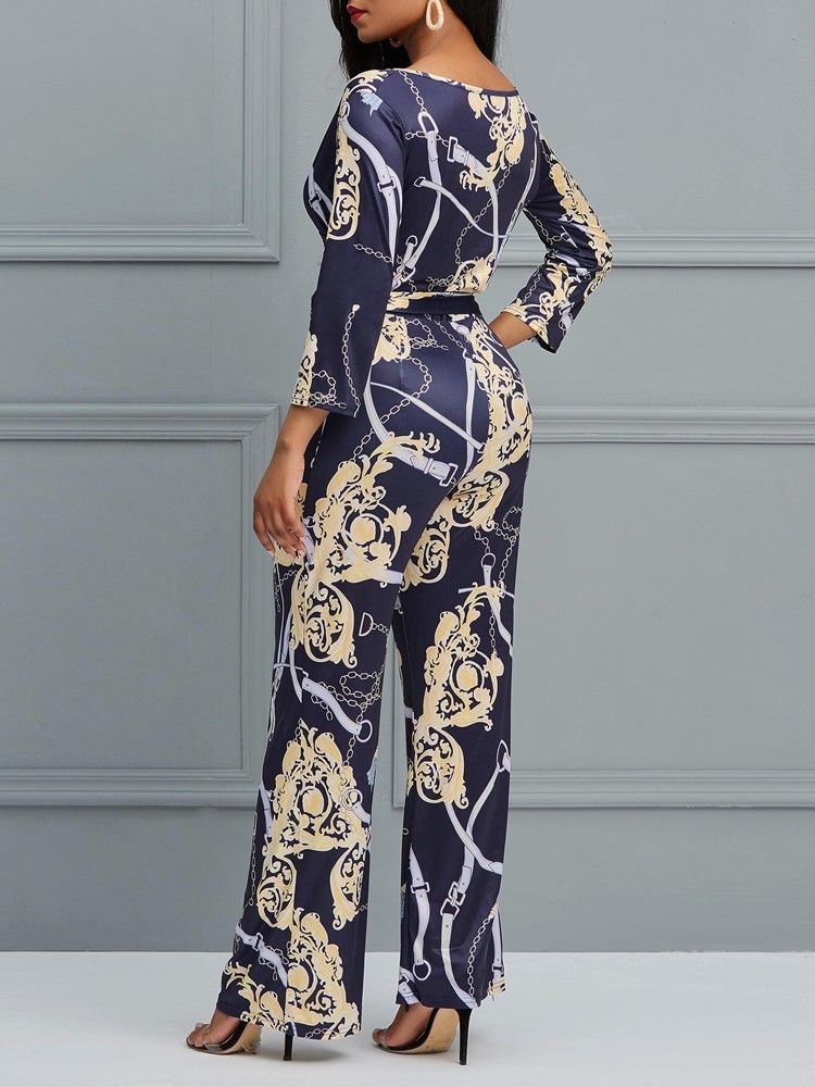 Blommig V-Halstryck Breda Ben Dam Jumpsuit