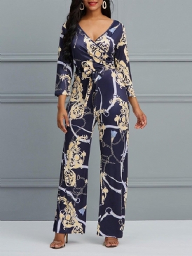 Blommig V-Halstryck Breda Ben Dam Jumpsuit