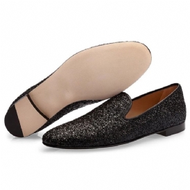 Sequin Slip-On Low-Cut Övre Herrskor