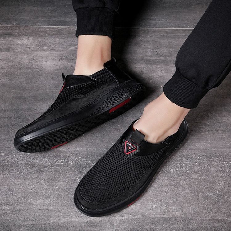 Enkla Lågskurna Övre Slip-On Mäns Fritidsskor