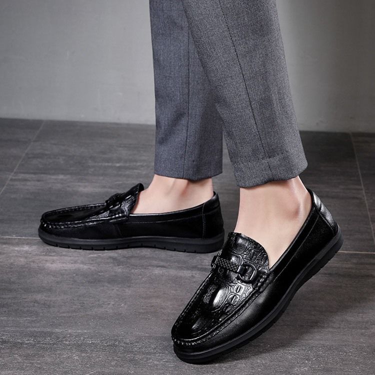 Pu Slip-On Low-Cut Övre Herr Fritidsskor