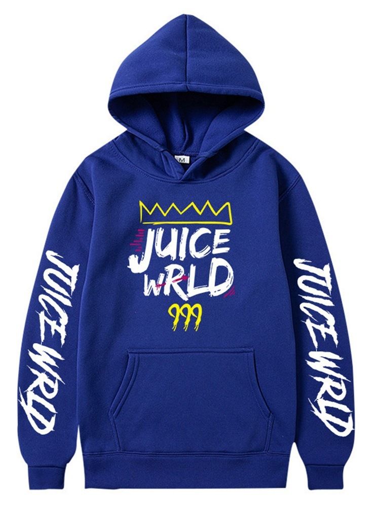 Pullover Print Letter Hooded European Hoodies