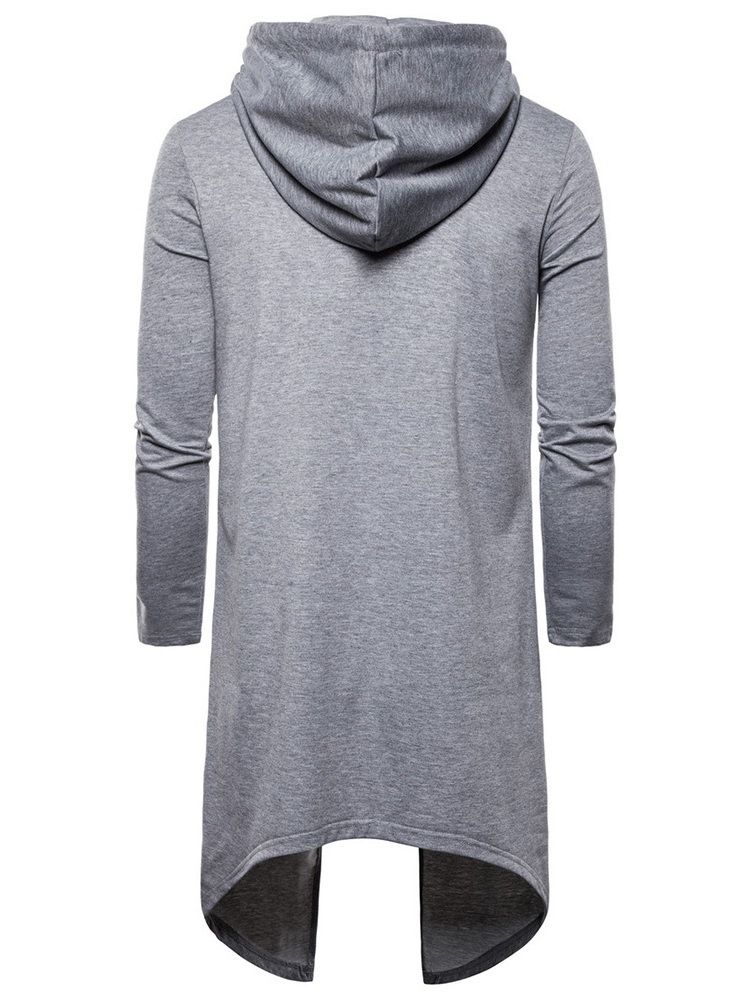 Pullover Vanliga Asymmetriska Höst Casual Hoodies