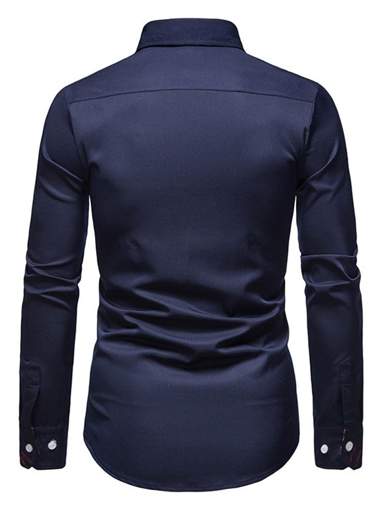 Casual Lapel Slim Fall Shirt