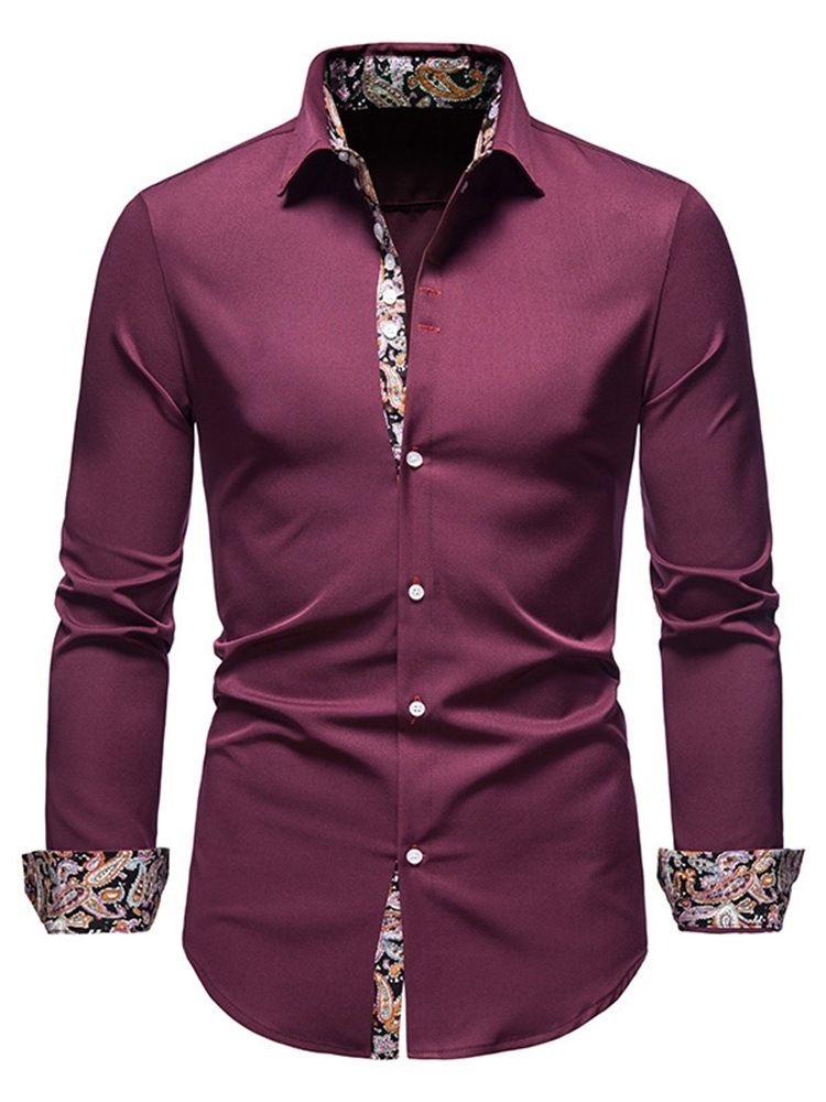 Casual Lapel Slim Fall Shirt