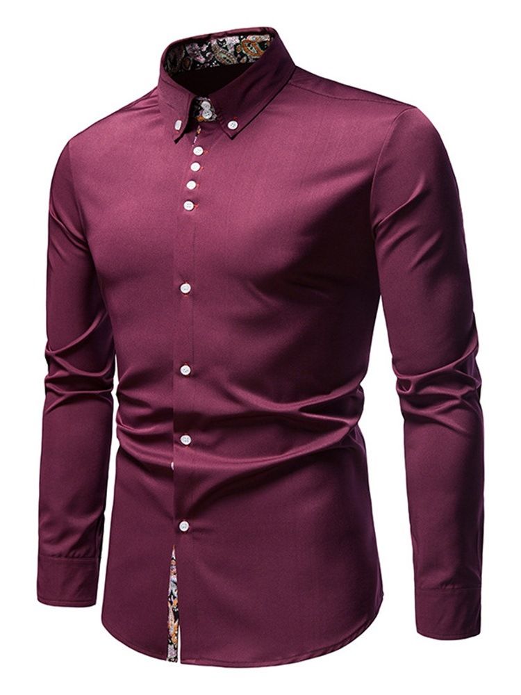 Casual Lapel Slim Fall Shirt