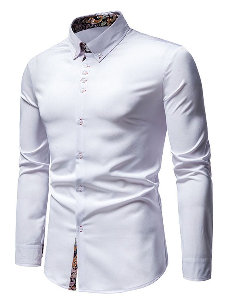 Casual Lapel Slim Fall Shirt