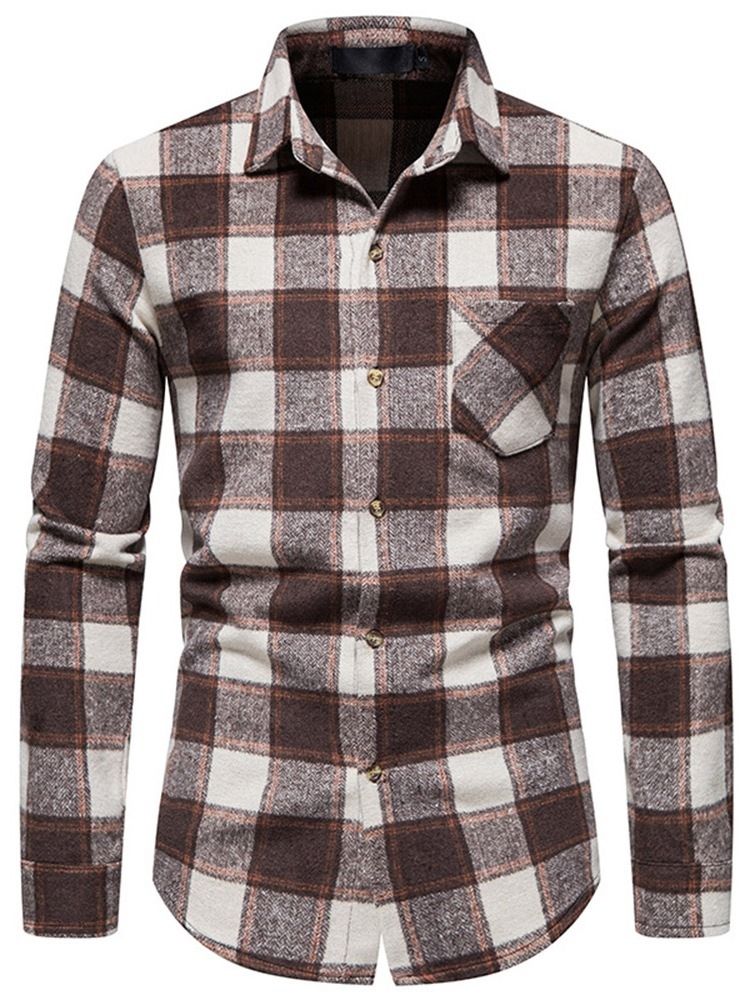 Rutig Casual Lapel Slim Fall Shirt