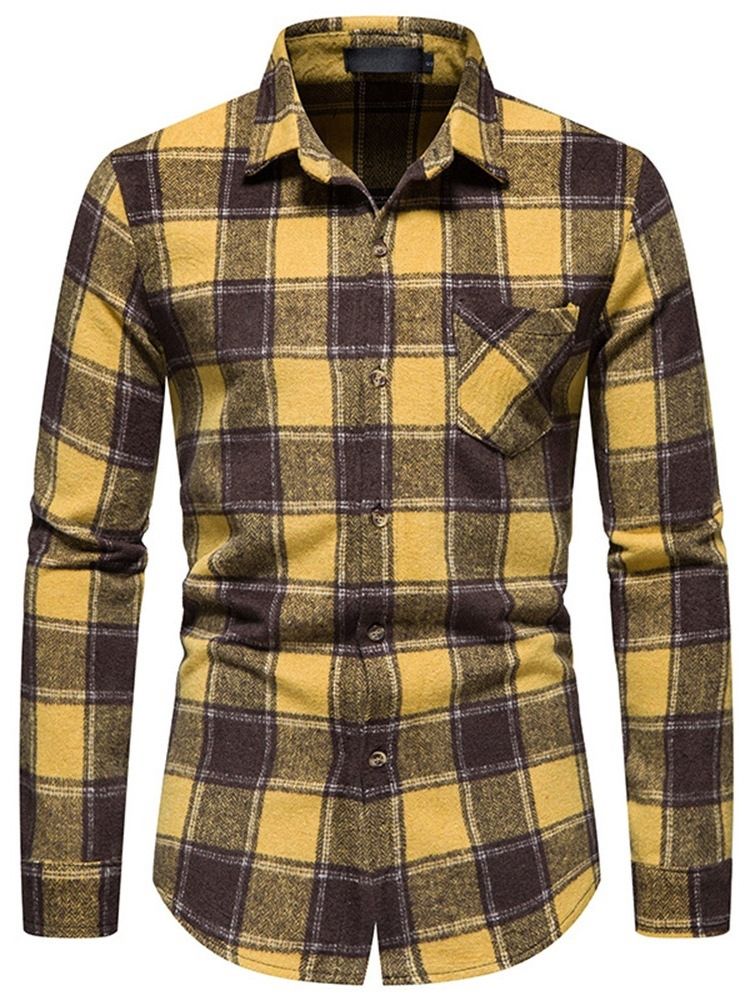 Rutig Casual Lapel Slim Fall Shirt