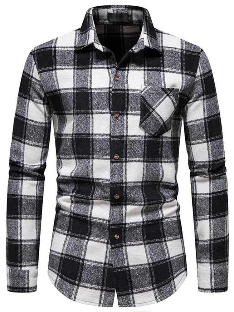 Rutig Casual Lapel Slim Fall Shirt