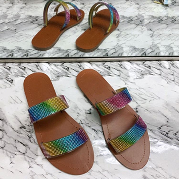 Platt Med Slip-On Flip Flop Sommartofflor