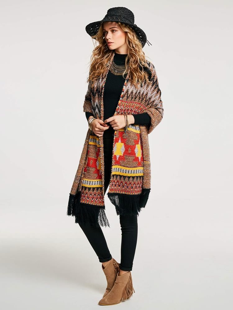 Geometrisk Tofs Patchwork Cape