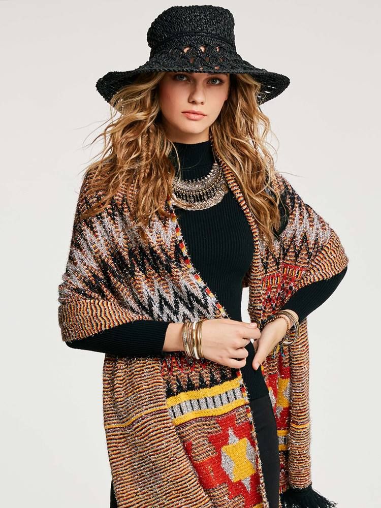 Geometrisk Tofs Patchwork Cape