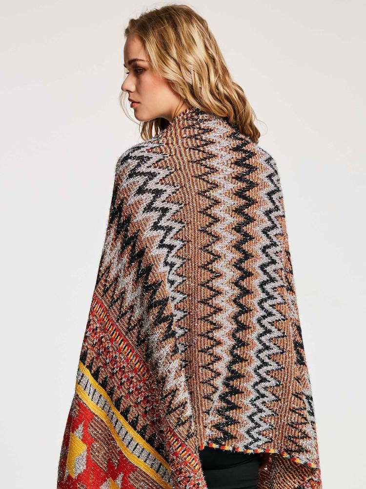 Geometrisk Tofs Patchwork Cape