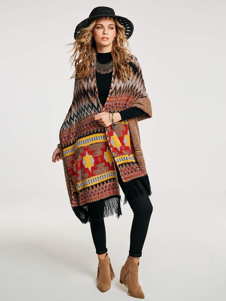 Geometrisk Tofs Patchwork Cape