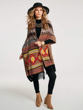 Geometrisk Tofs Patchwork Cape