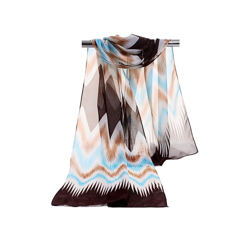 2018 Sommar Wave Colorized Chiffong Scarf