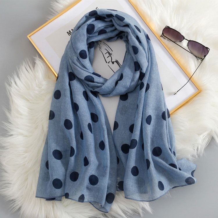 Cotton Dot Scarf