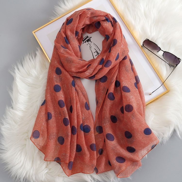 Cotton Dot Scarf