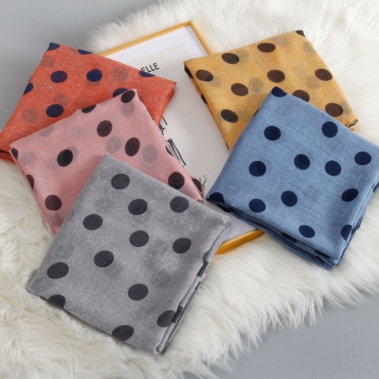 Cotton Dot Scarf