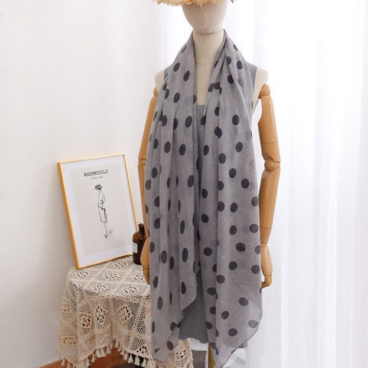 Cotton Dot Scarf