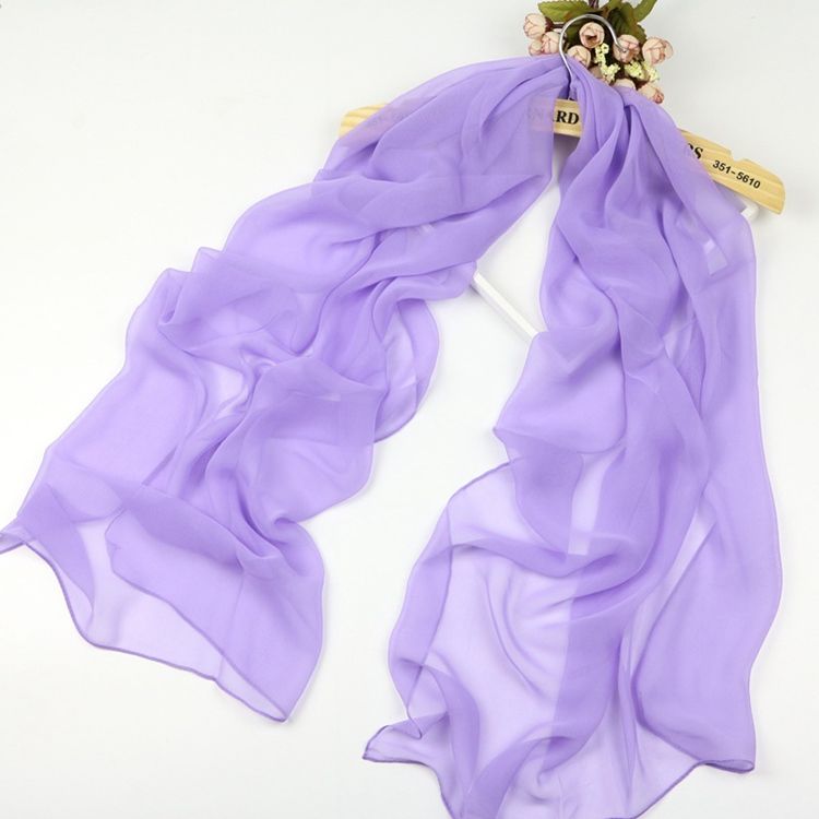 Mysig Georgette Pure Color All Match Scarf