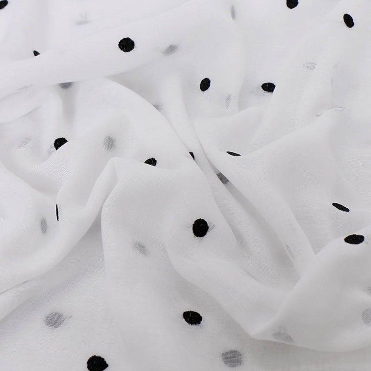 Polka Dots Scarf I Bomull