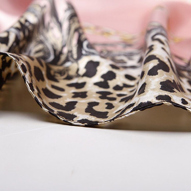 Print Charmeuse Leopard Fashion Damscarves