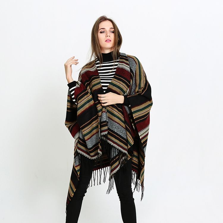 Sjal Tofs Stripe Scarves