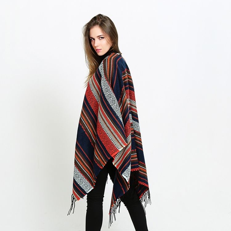 Sjal Tofs Stripe Scarves