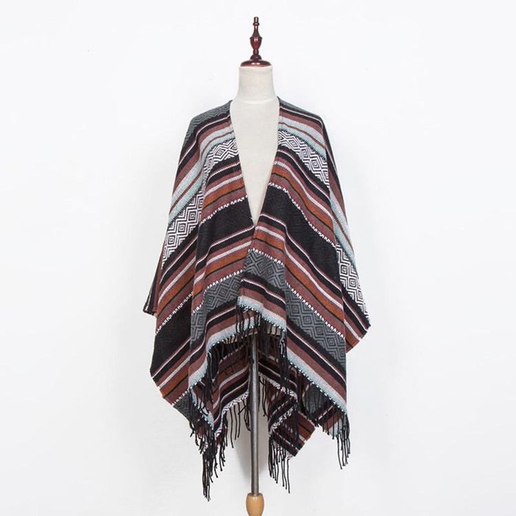 Sjal Tofs Stripe Scarves