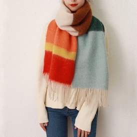 Tofs Ladylike Color Block Scarves