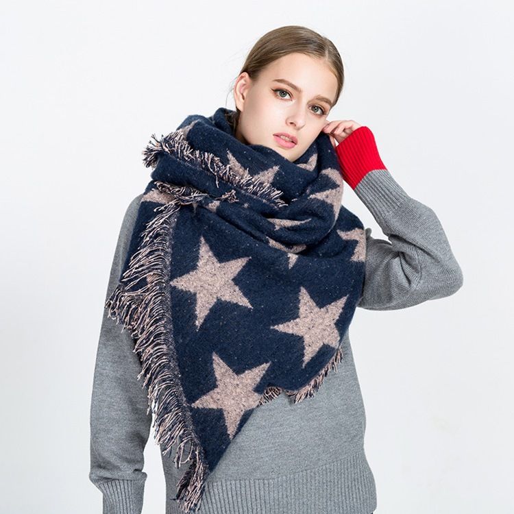 Winter Star Warm Scarf