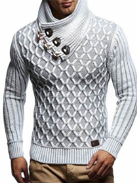 Geometrisk Turtleneck Standard England Herrväder