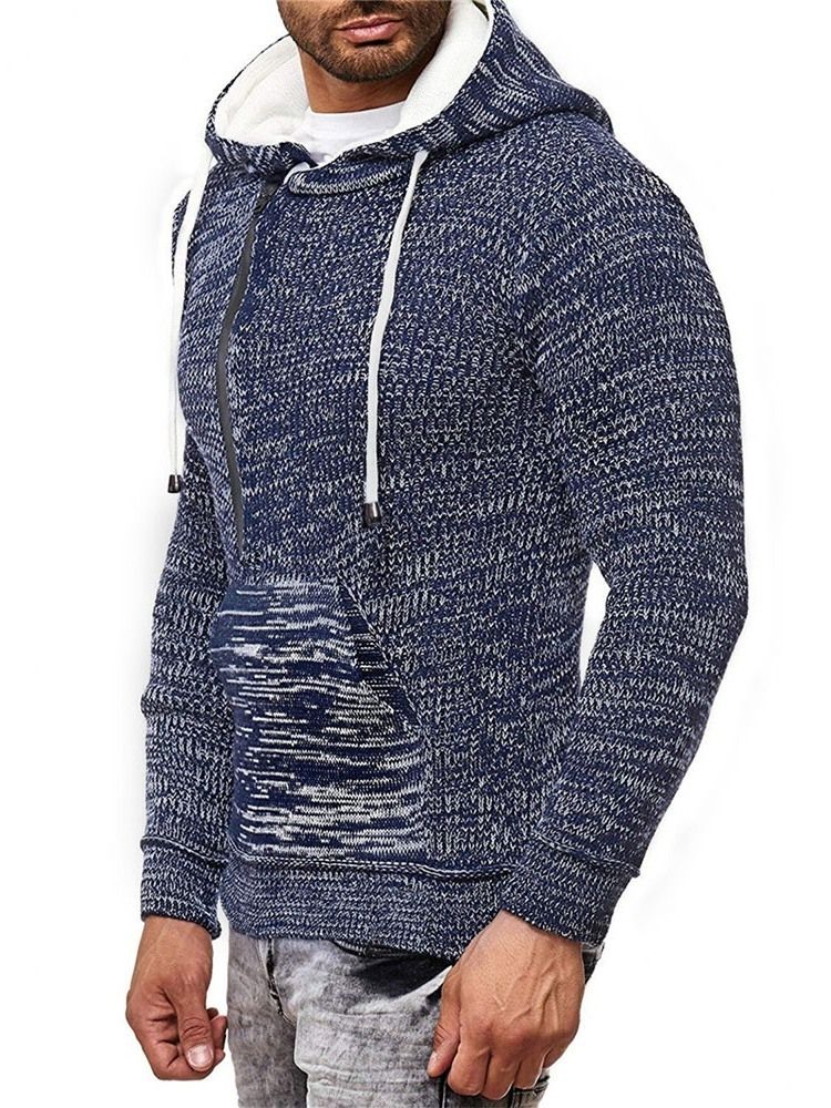 Standard Hooded Pocket Fall European Sweater