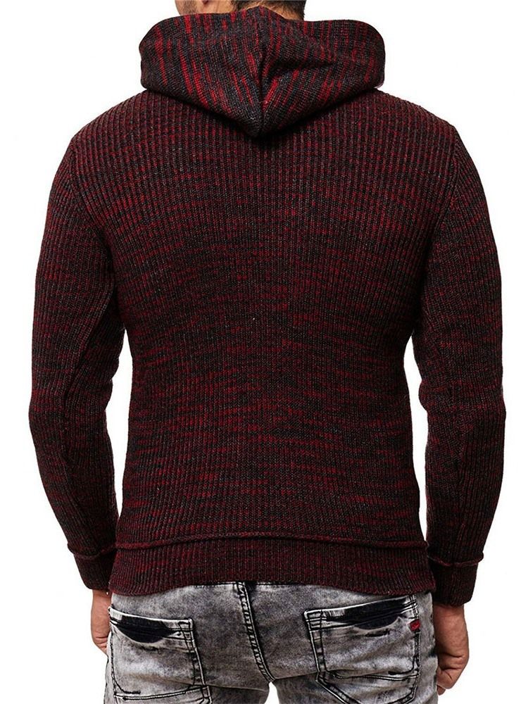 Standard Hooded Pocket Fall European Sweater