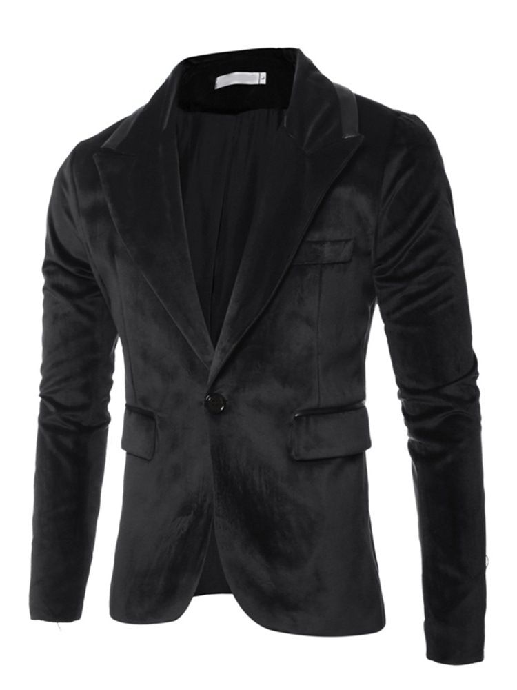 Casual Lapel En Button Leisure Blazer