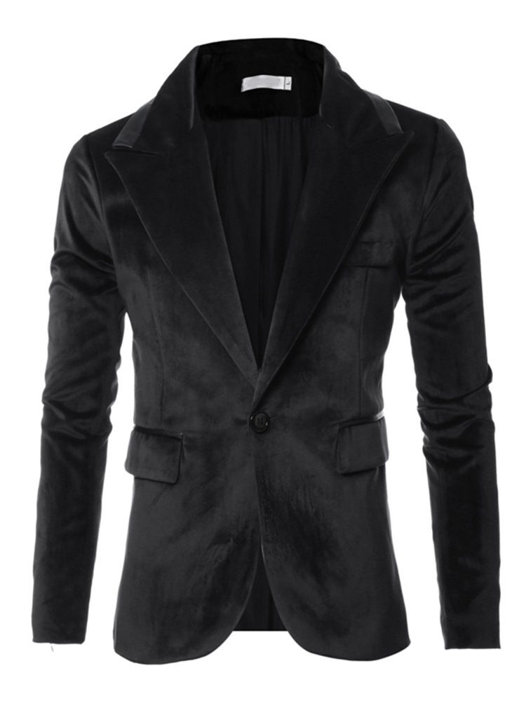 Casual Lapel En Button Leisure Blazer