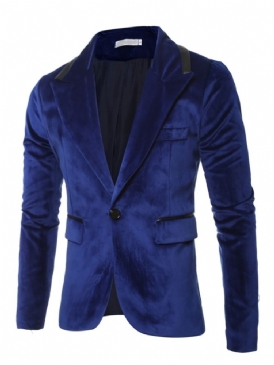 Casual Lapel En Button Leisure Blazer