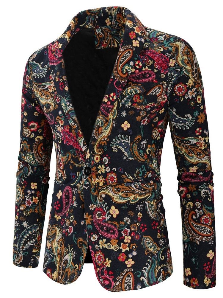 Print Slim Casual Leisure Blazer