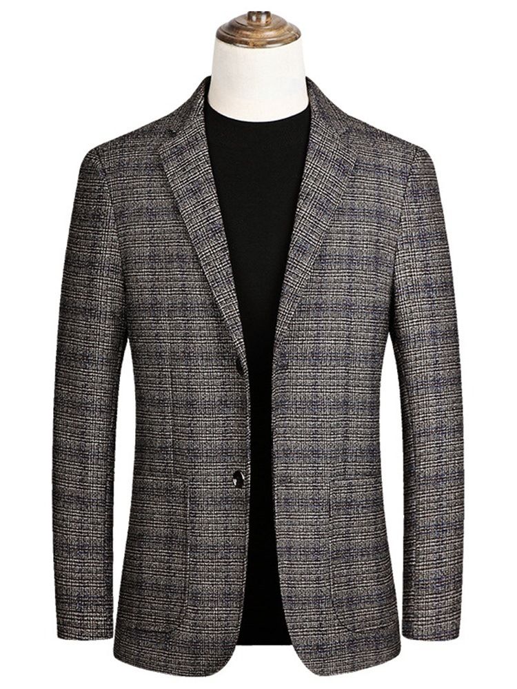 Smal Skårad Lapel Ol Blazer