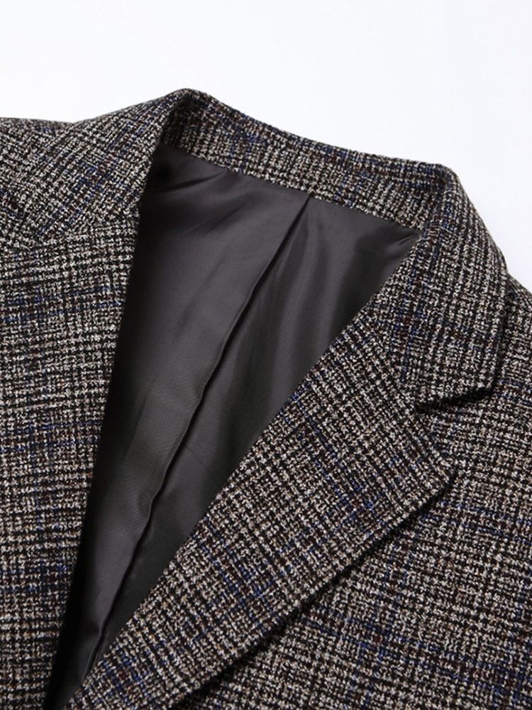 Smal Skårad Lapel Ol Blazer