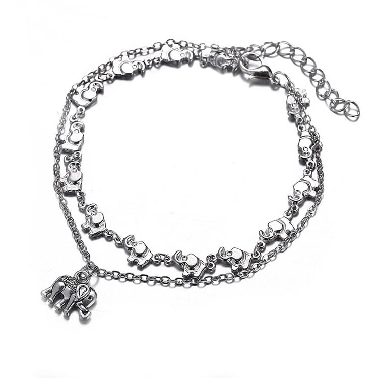 Vintage Unisex Elephant Anklet