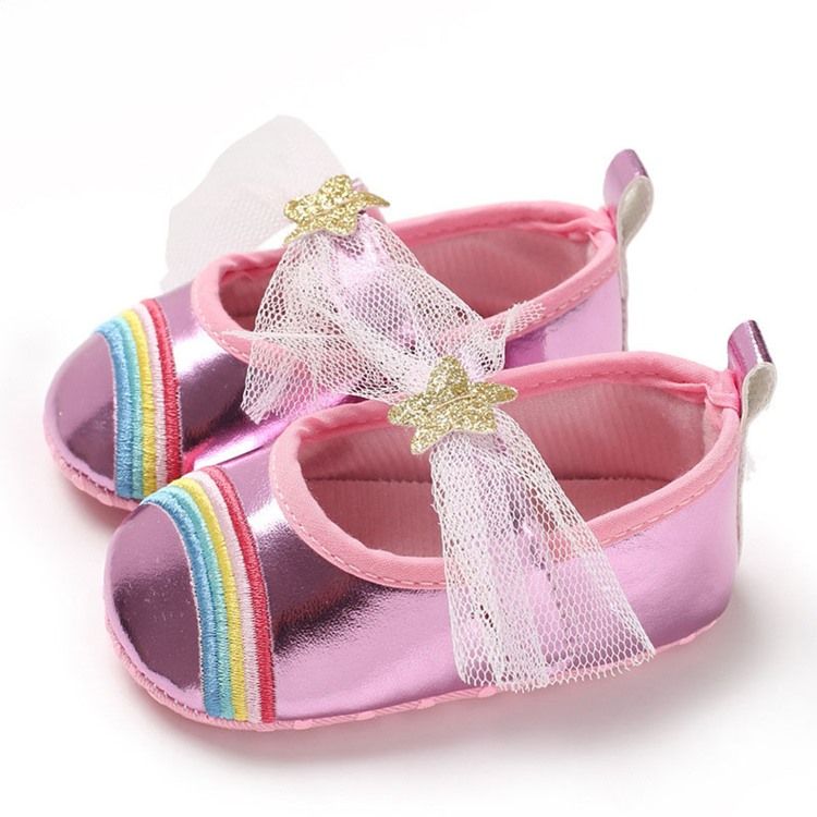 Bowknot Broderi Baby Skor