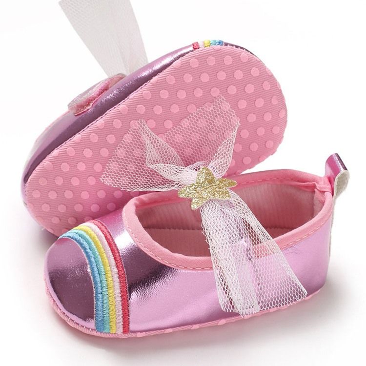 Bowknot Broderi Baby Skor