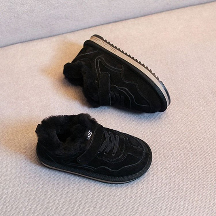 Enkla Snörning Baby Winte Sneakers