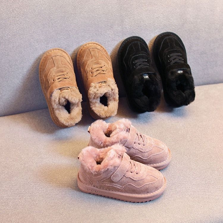 Enkla Snörning Baby Winte Sneakers