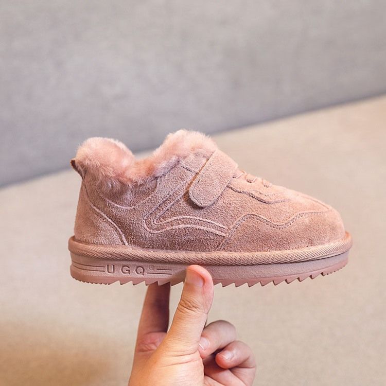 Enkla Snörning Baby Winte Sneakers