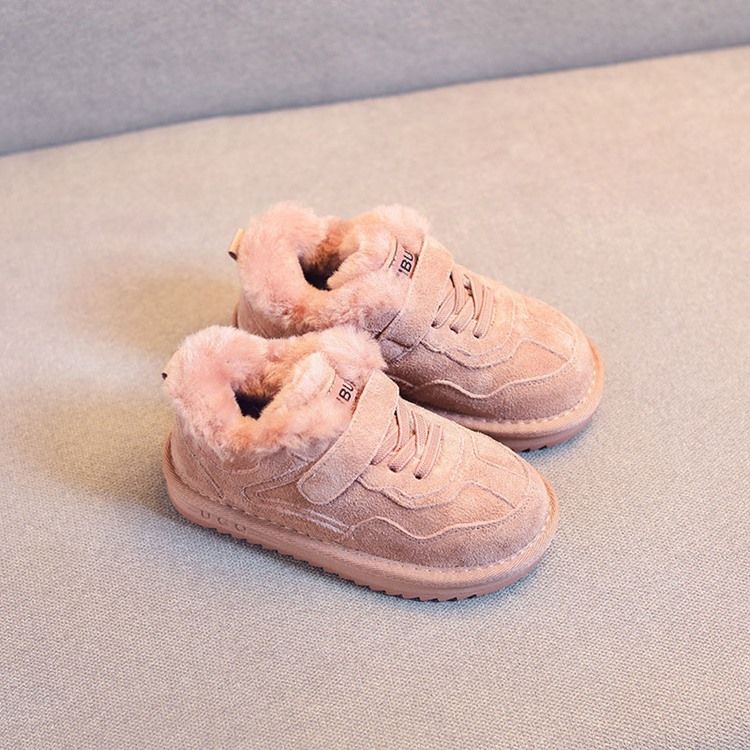 Enkla Snörning Baby Winte Sneakers