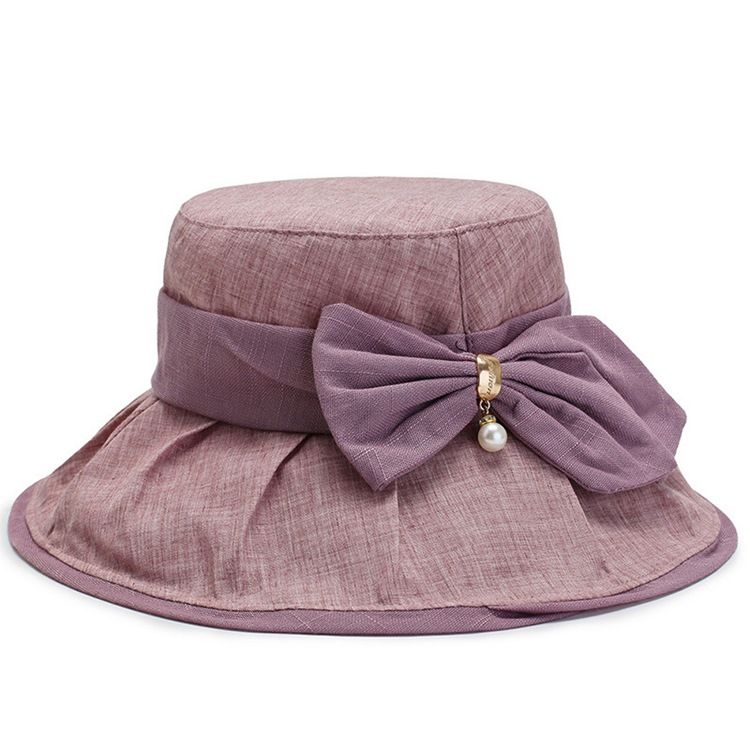 Bucket Hat Bowknot hösthattar